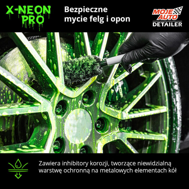 Moje Auto Detailer X-Neon Pro Une préparation pour nettoyer les jantes et les pneus nouveauté | 750 ml