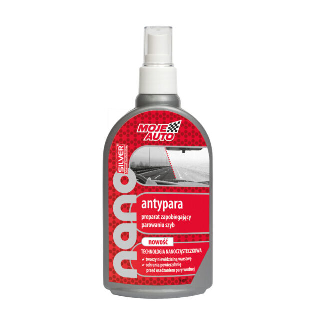 Moje Auto Nano Anti-steam - une préparation qui empêche la formation de buée sur les vitres | 250 ml