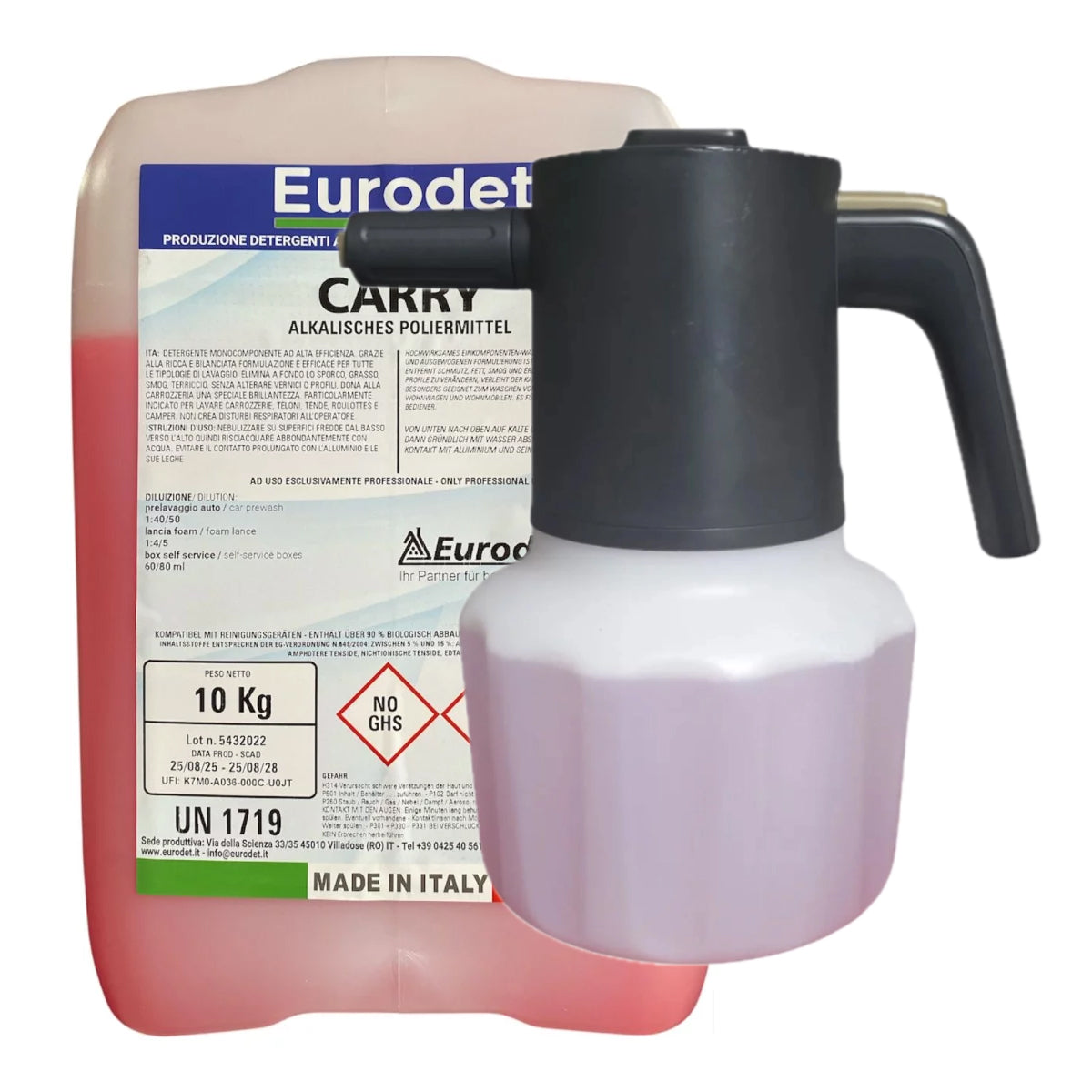 Pulvérisateur à mousse auto électrique 2L + Shampoing Auto Moussant 10KG