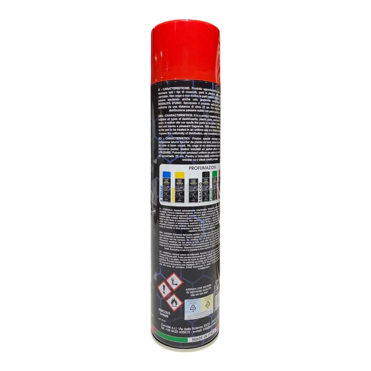 Spray d'entretien pour cockpit et plastiques intérieurs - Fragola (Fraise 🍓) 600ml