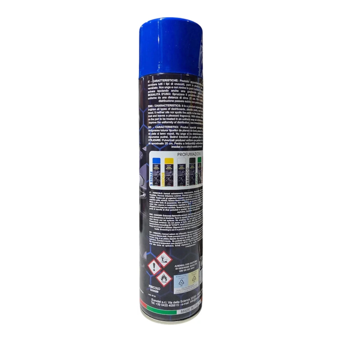 Spray d'entretien pour cockpit et plastiques intérieurs - 5 Stelle (5 Étoiles ⭐) 600ml