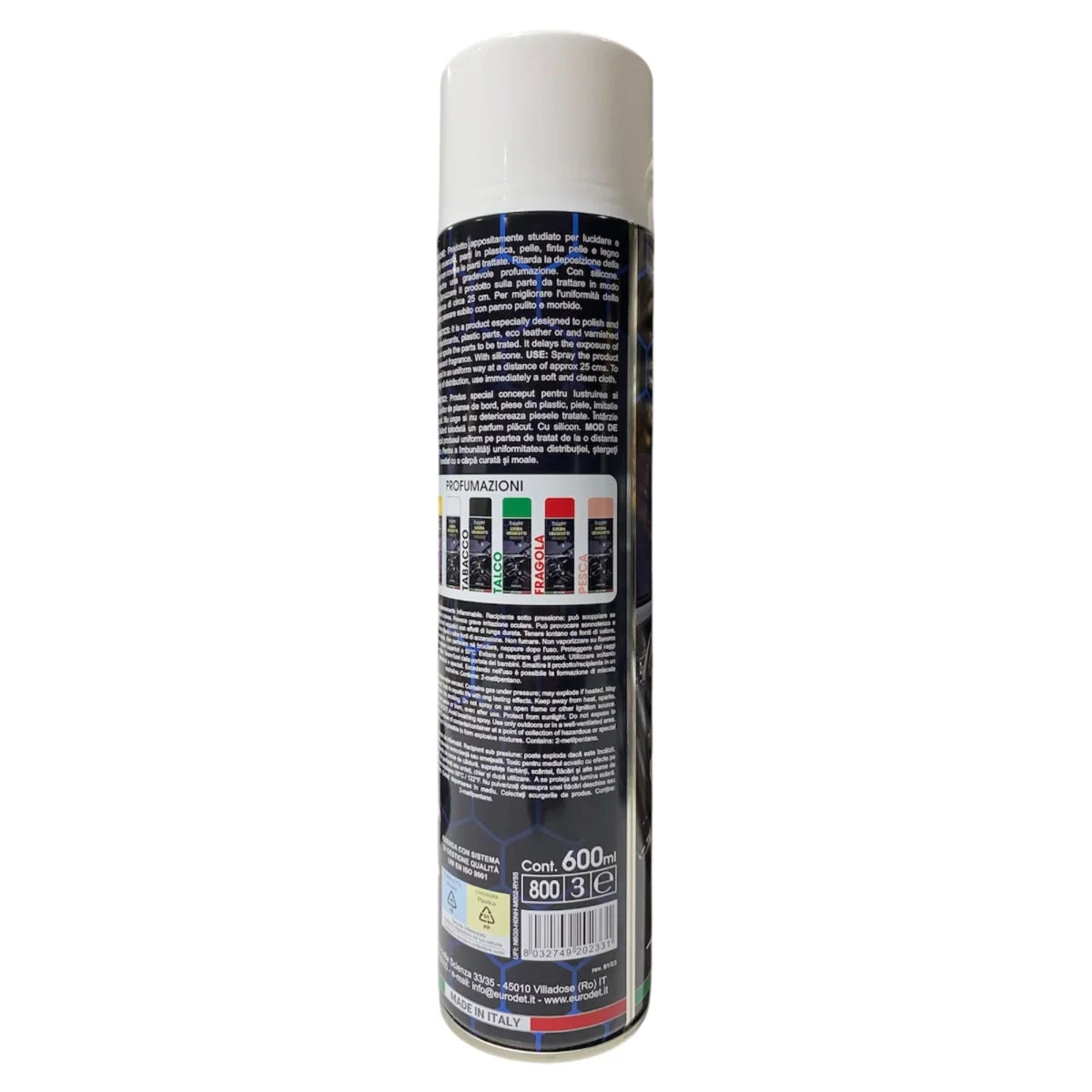 Spray d'entretien pour cockpit et plastiques intérieurs - Vaniglia (Vanille 🍦) 600ml