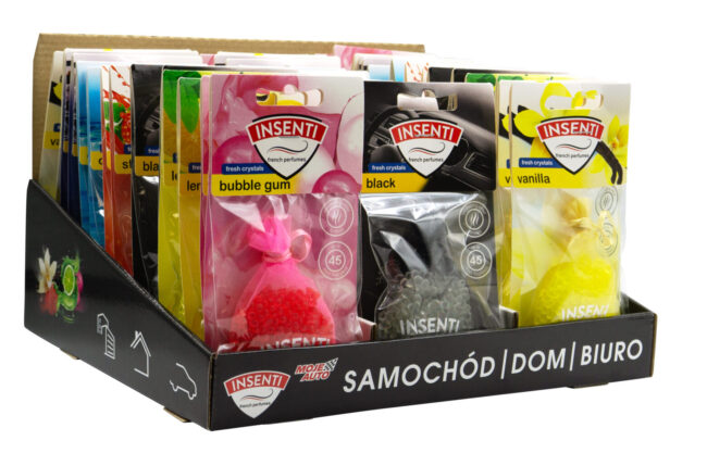 Moje Auto Cristaux Insenti - Sachet parfumé Mix of Fragrances - lot de 42 pièces