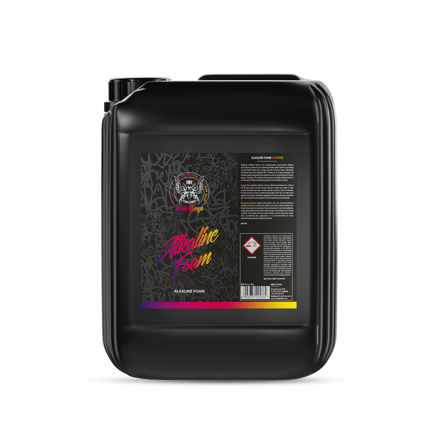 BadBoys Mousse active alcaline 5L