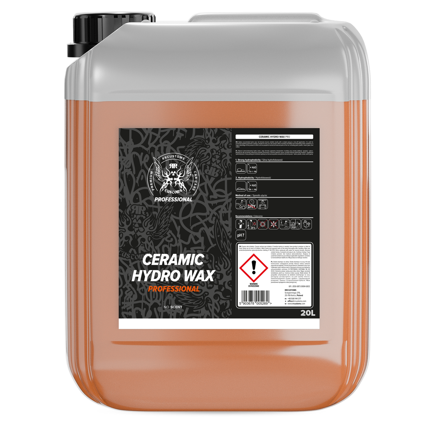 Hydro Wax céramique professionnel 20L