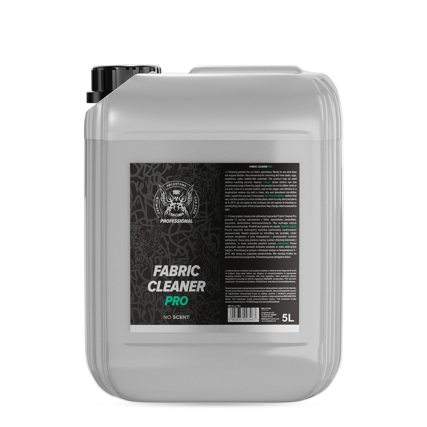Nettoyant textiles professionnel 5L