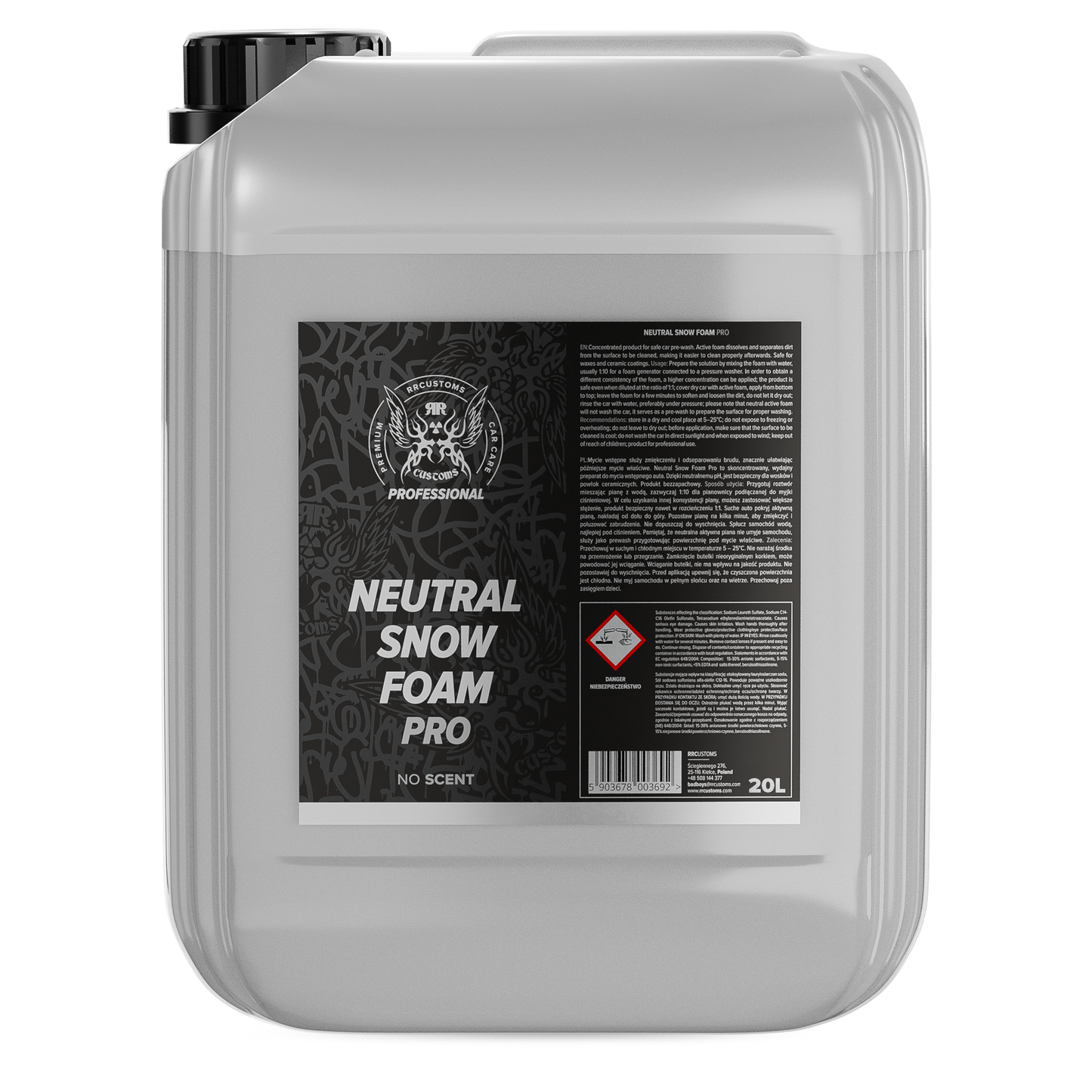 Mousse neutre professionnelle 20L