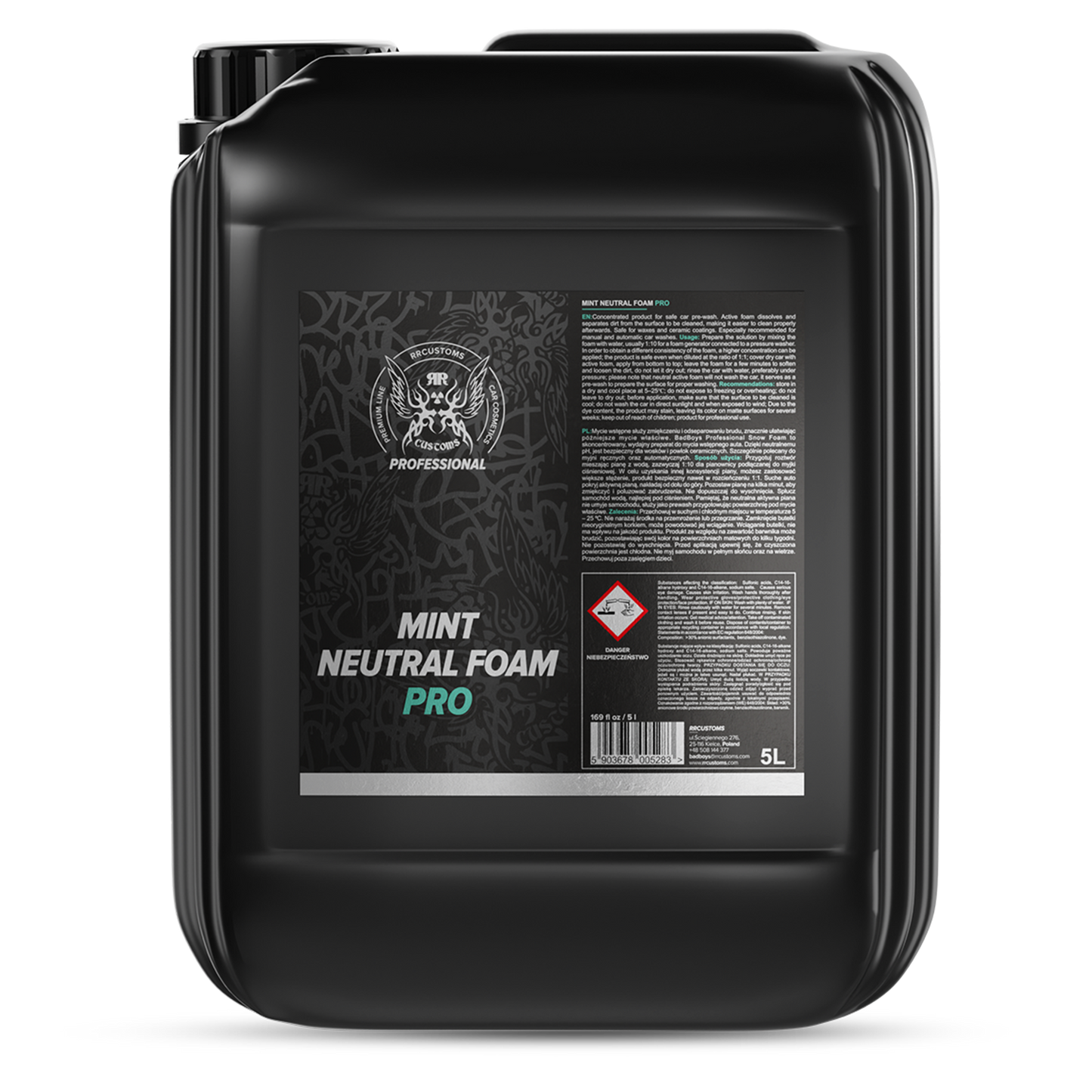 Mousse neutre professionnelle 20L couleur Menthe