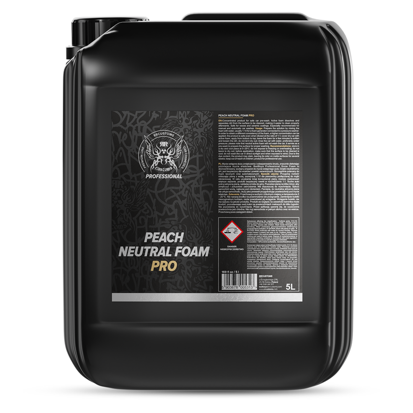 Mousse neutre professionnelle 20L couleur Pêche