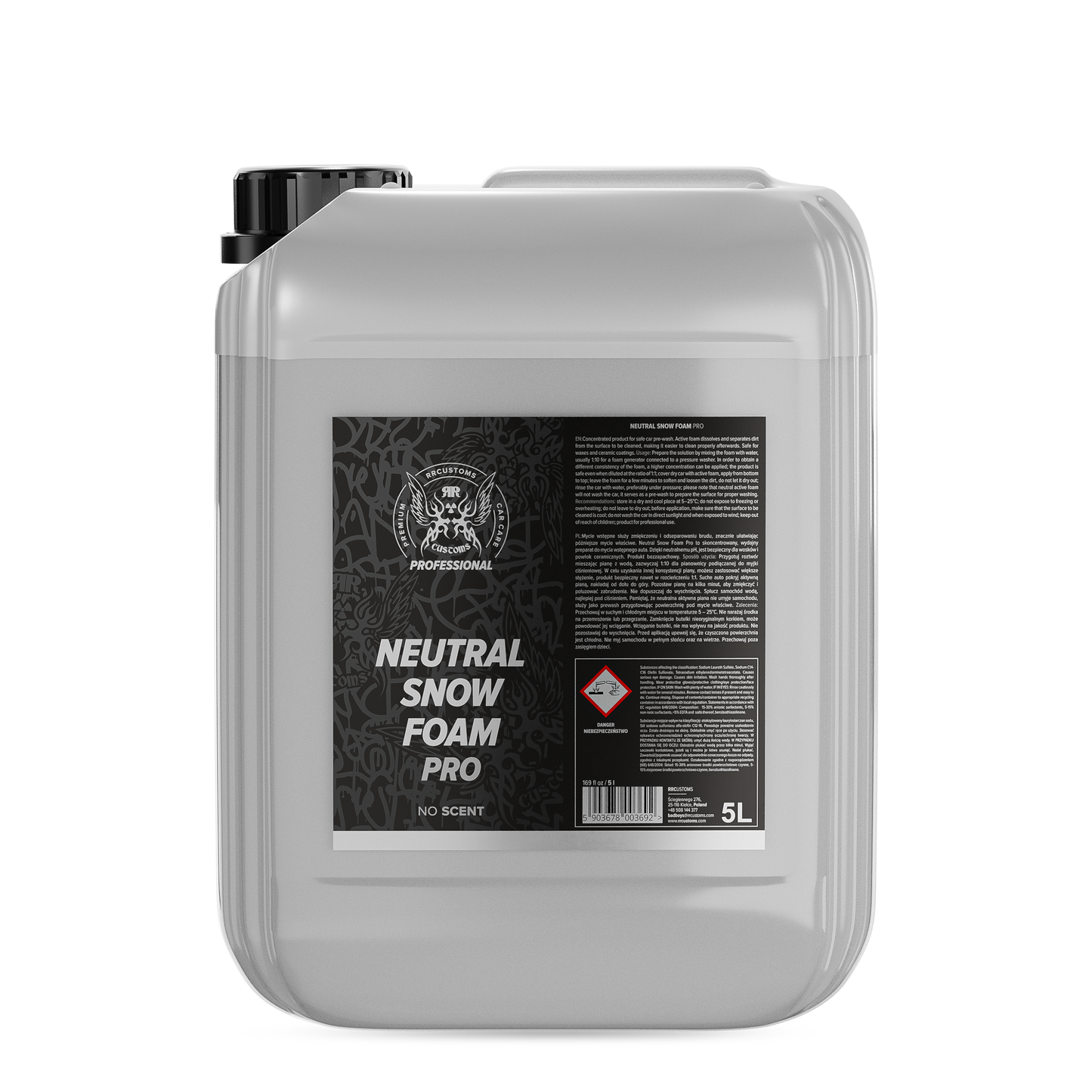 Mousse neutre professionnelle 5L