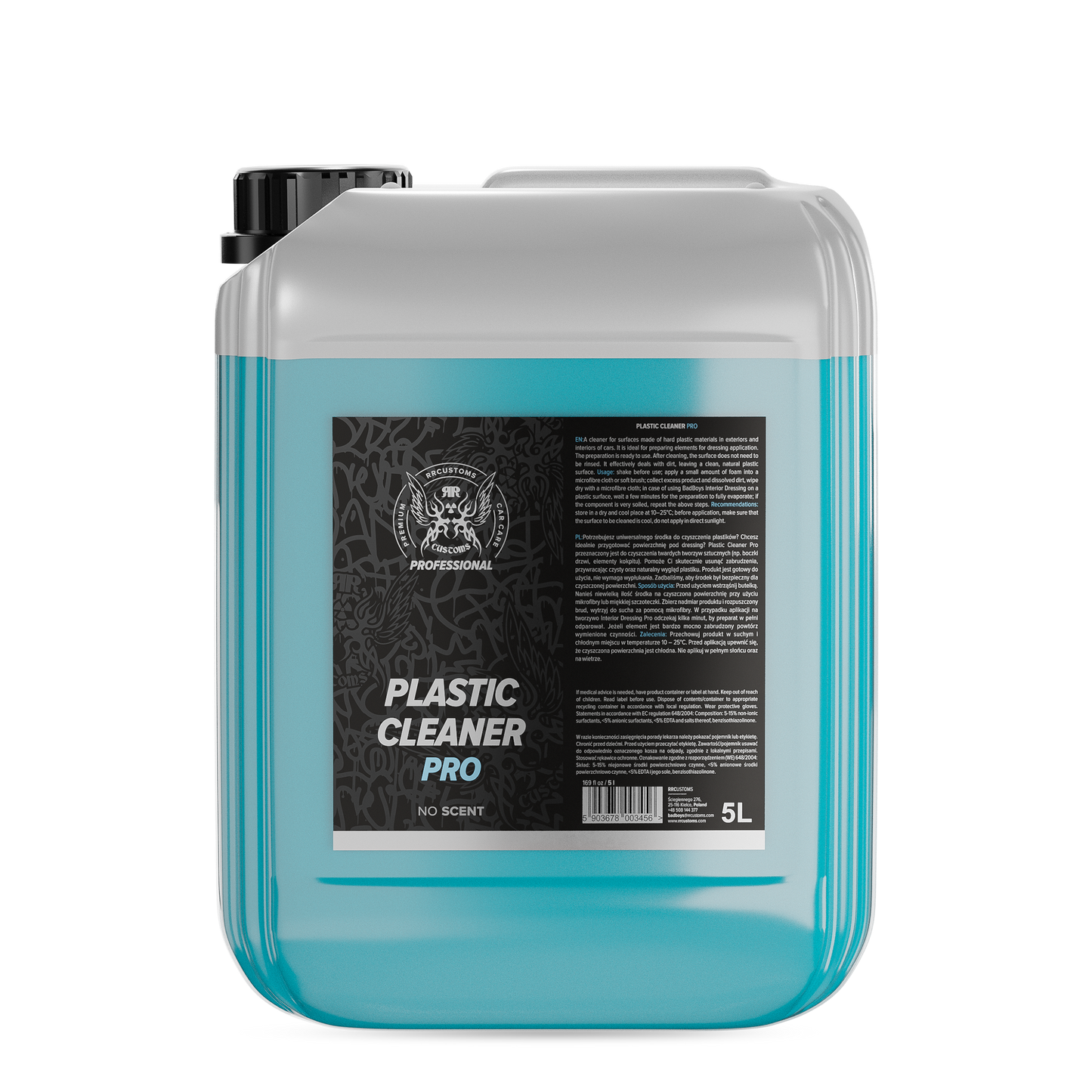 Nettoyant plastiques professionnel 5L