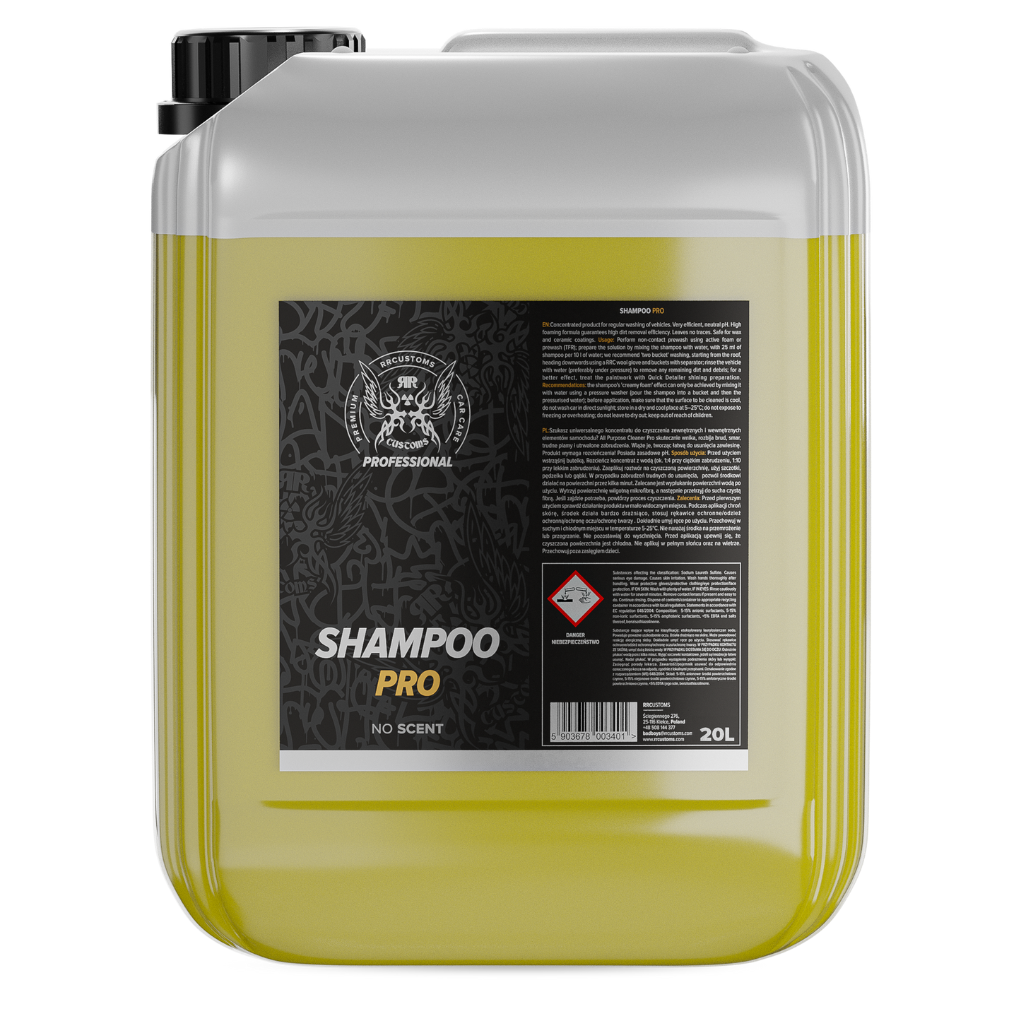 Shampoing professionnel 20L