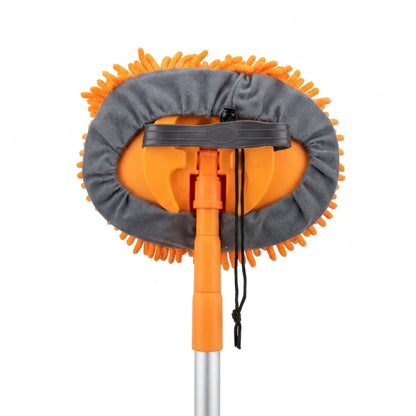 Balai Télescopique Lavage Auto avec Tête Microfibre Amovible réglable de 50-100 cm