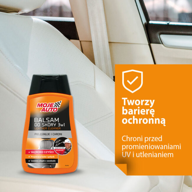 Moje Auto Baume nettoyant pour cuir 3en1 | 250 ml