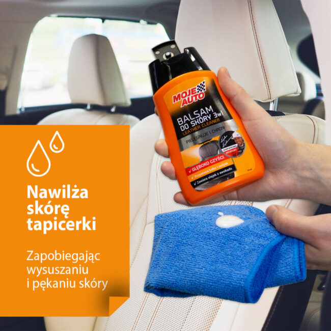 Moje Auto Baume nettoyant pour cuir 3en1 | 250 ml