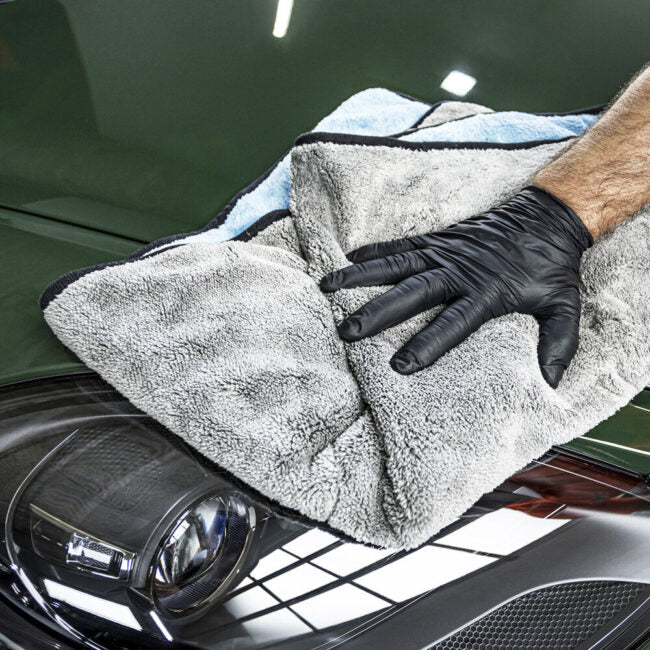 Serviette de séchage microfibre moelleuse Moje Auto - 60x90cm - 800 g/m² (GSM)