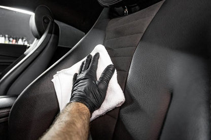 Cuir Microfibre blanche Moje Auto Detailer nouveauté | 40 cm x 40 cm