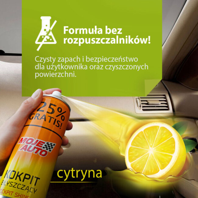 Moje Auto Cockpit citron brillant | 750 ml