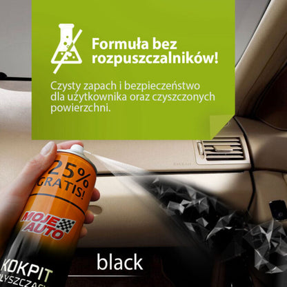 Moje Auto Cockpit noir brillant | 750 ml