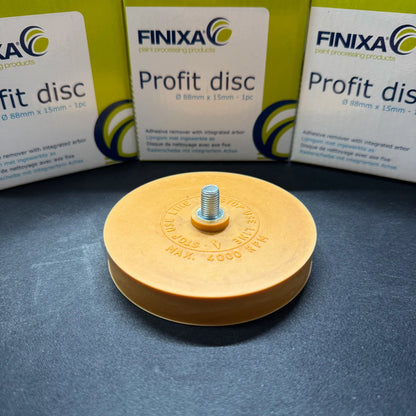 Lot 5x FINIXA Gomme à colle - disque enlève colle carrosserie sans abîmer la peinture - Ø88 mm x 15 mm