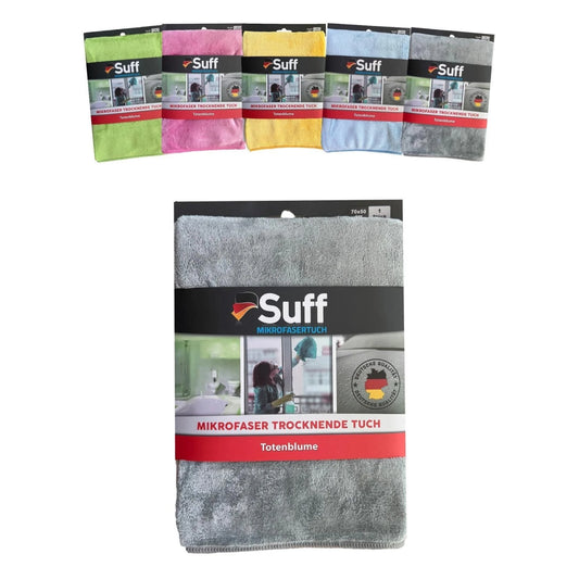 Microfibre SUFF Totenblume 70x50cm - Douceur Extrême & Polyvalence Premium
