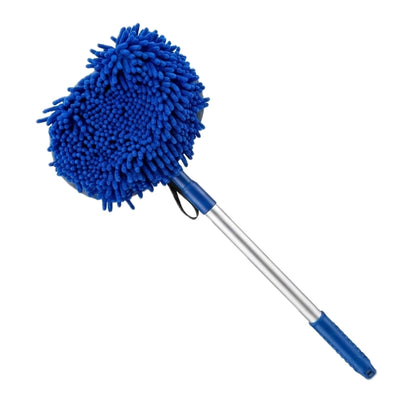Balai Télescopique Lavage Auto avec Tête Microfibre Amovible réglable de 50-100 cm
