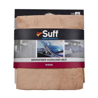 Microfibre SUFF Orchidée 70x50cm - Haute Absorption & Finition Parfaite