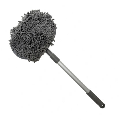 Balai Télescopique Lavage Auto avec Tête Microfibre Amovible réglable de 50-100 cm