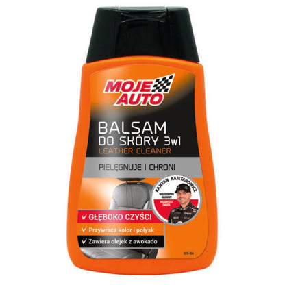 Moje Auto Baume nettoyant pour cuir 3en1 | 250 ml