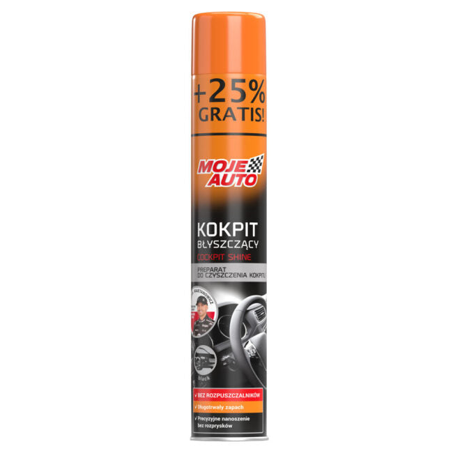 Moje Auto Cockpit noir brillant | 750 ml