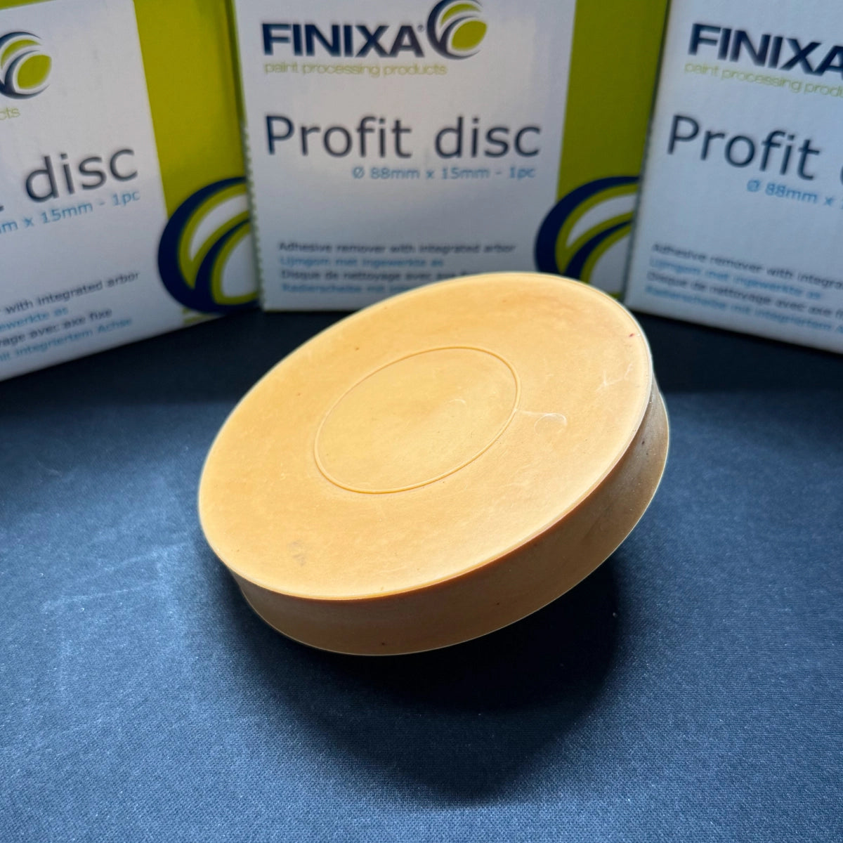 FINIXA Gomme à colle - disque enlève colle carrosserie sans abîmer la peinture - Ø88 mm x 15 mm