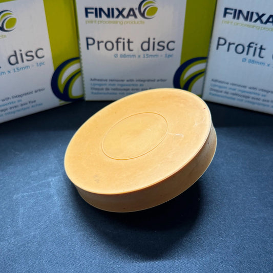 FINIXA Gomme à colle - disque enlève colle carrosserie sans abîmer la peinture - Ø88 mm x 15 mm