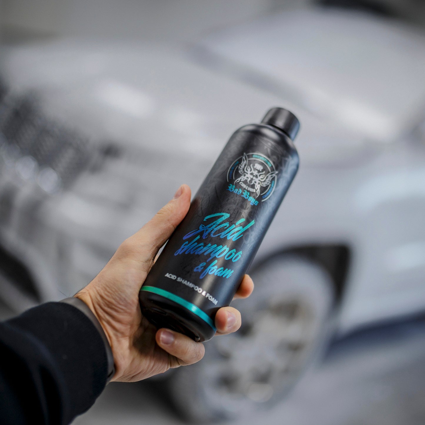BadBoys Shampoing acide & mousse active 1L