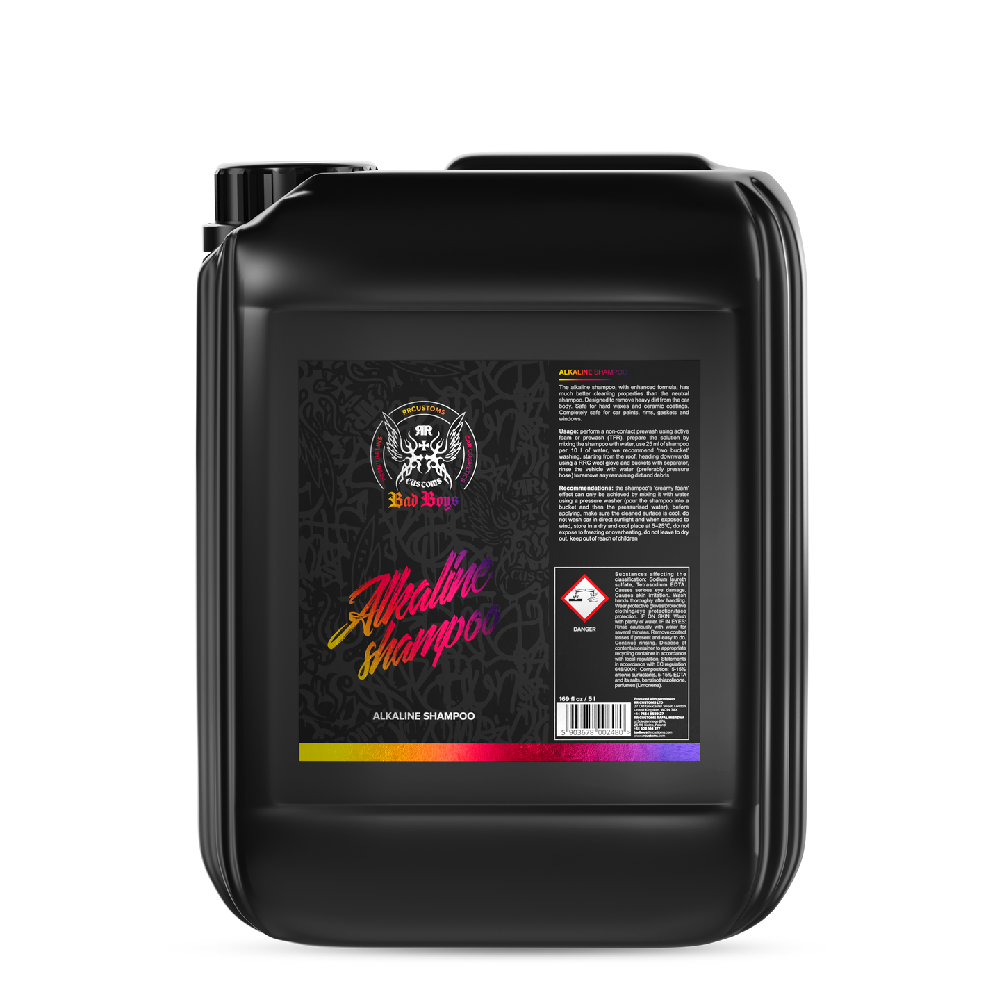 BadBoys Shampoing alcalin 5L