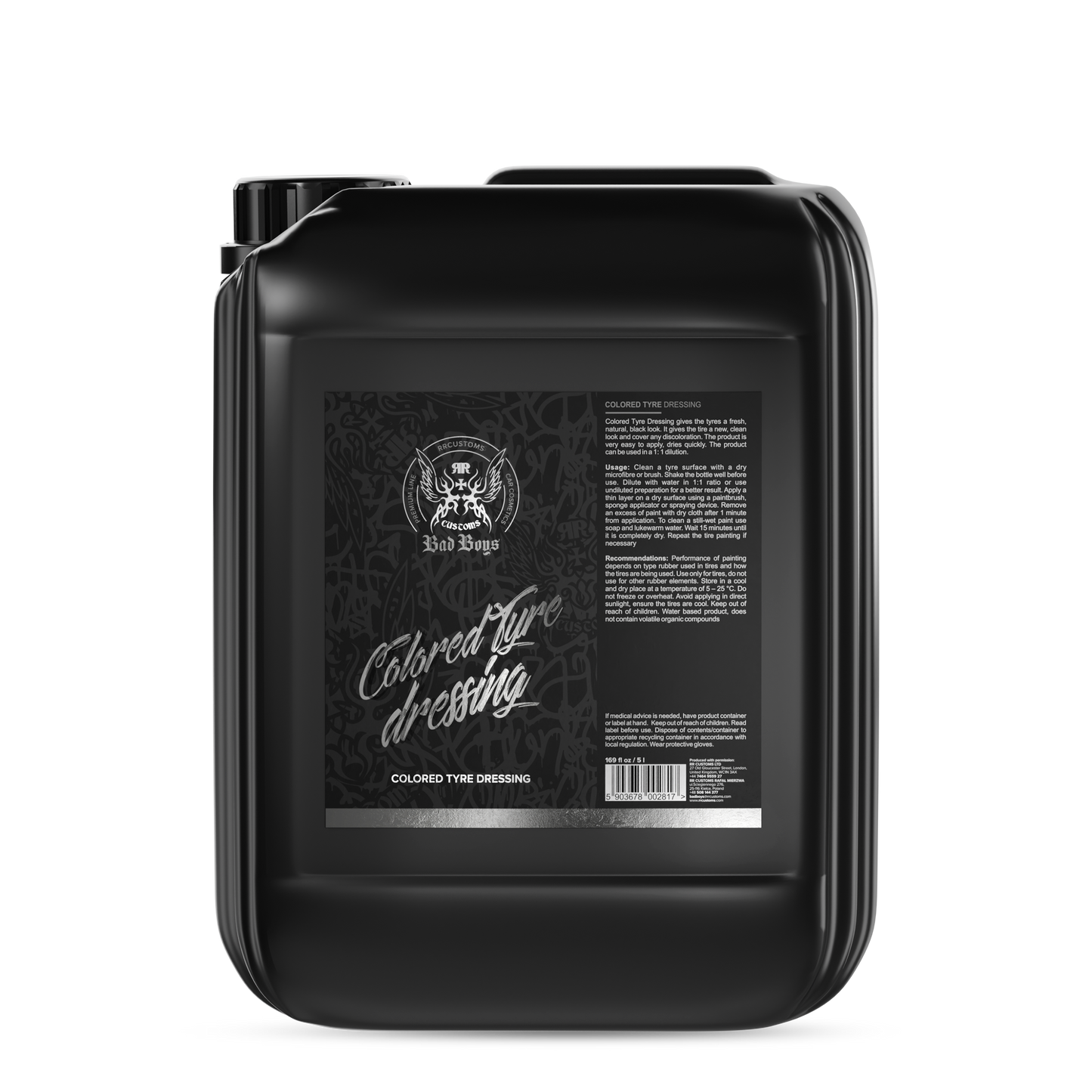 BadBoys Dressing pneus coloré 5L