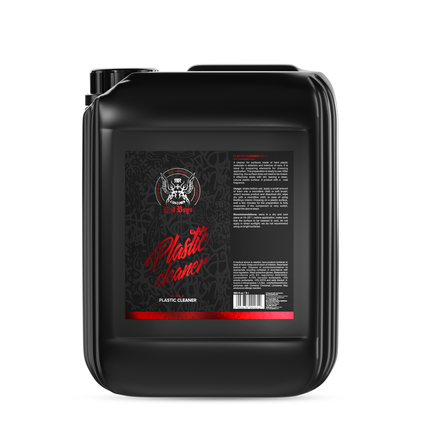 BadBoys Nettoyant plastiques Cola 5L