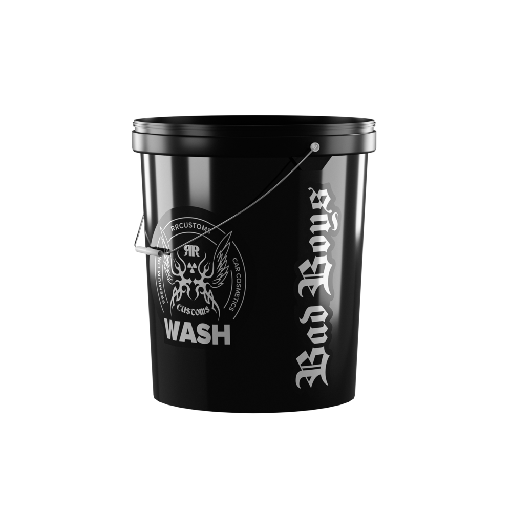 Seau lavage noir sans séparateur WASH