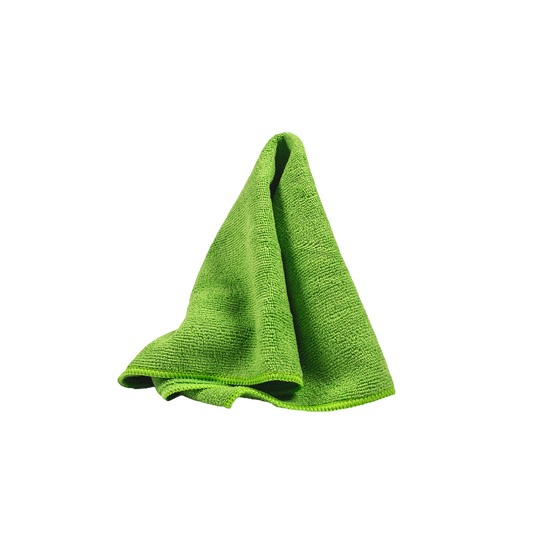 Microfibre verte avec bord 40x40cm