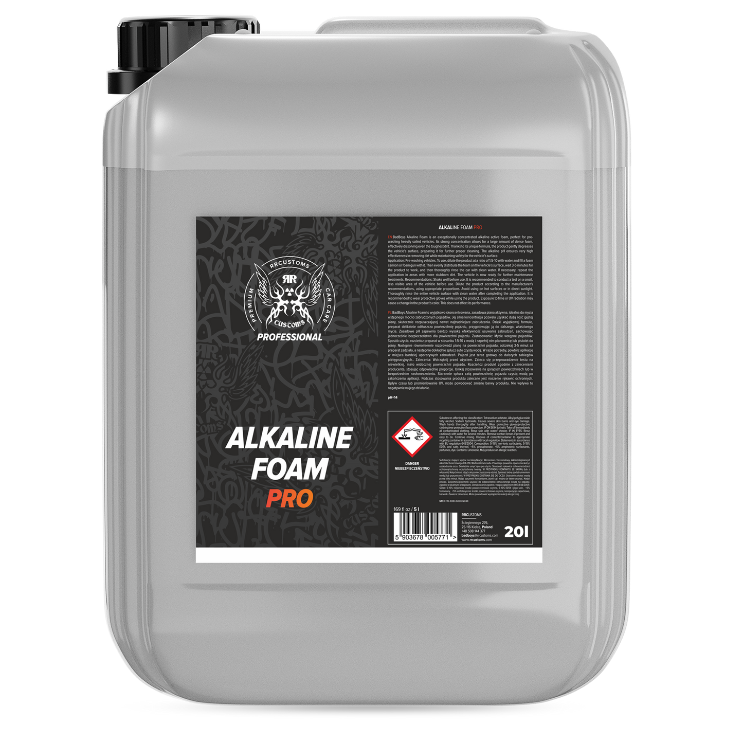Mousse alcaline professionnelle 20L