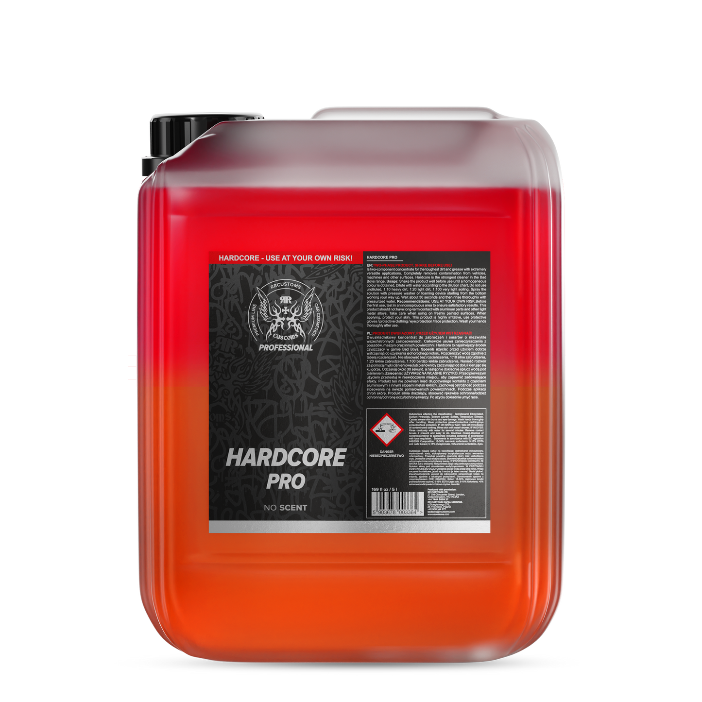 Nettoyant Hardcore professionnel 5L