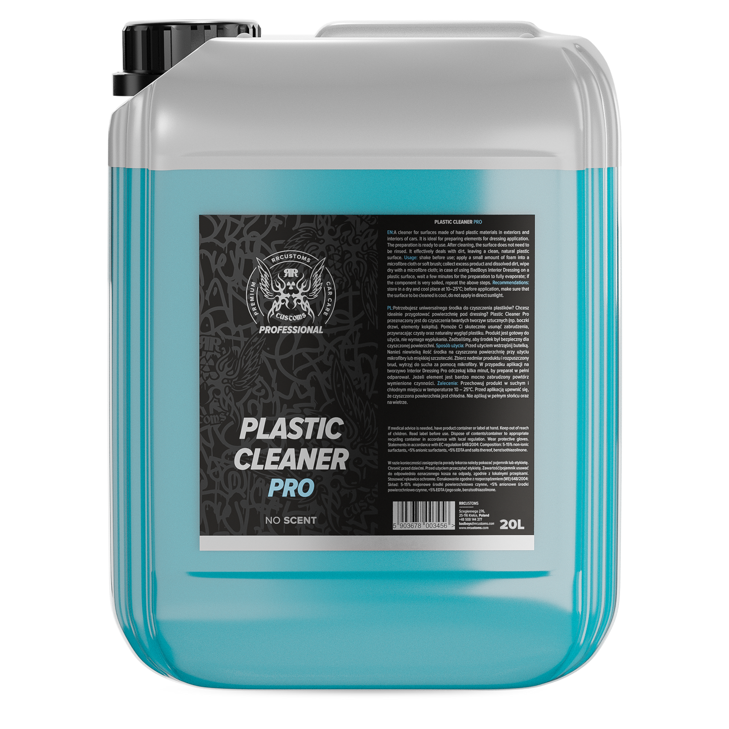 Nettoyant plastiques professionnel 20L