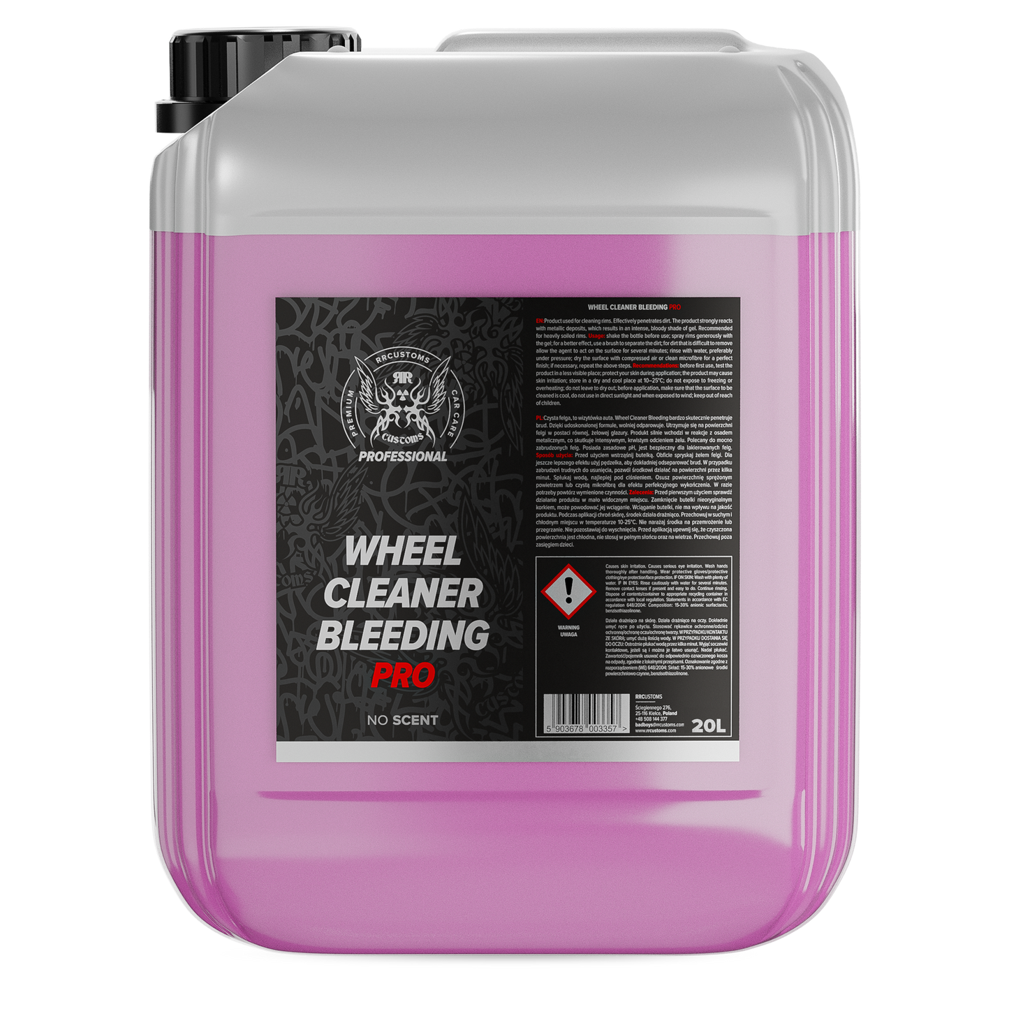 Nettoyant jantes Bleeding professionnel 20L