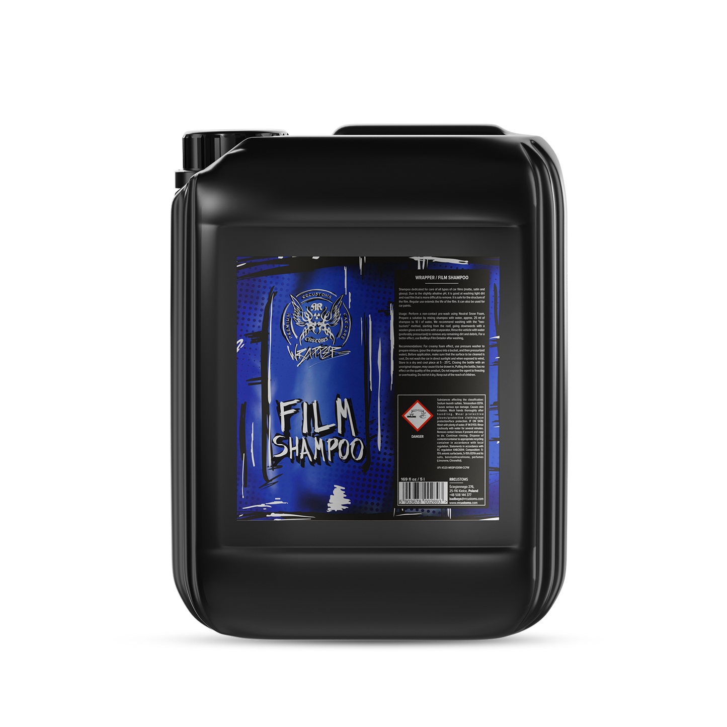 Wrapper film shampoing 5L